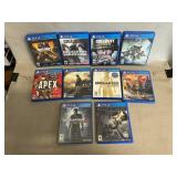 (10) PS4 Games