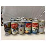 (18) Vintage Steel Beer Cans