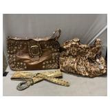 Kathy VanZeeland Leopard Handbag, Embellished
