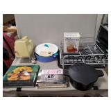 Box Lot Including Pampered Chef Items, Vintage