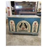 Pennsylvania Painted Pine Dower Chest