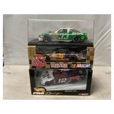 (3) Die-Cast Stock Cars