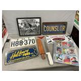 Assorted Baseball Cards, 1960 Dock Photo, Auto