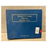 Binder With (50) States Commemorative Stamps