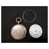 (1) Vintage Pocket Watch (No Crystal / Possibly