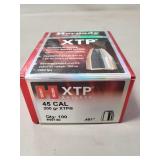 (1) Box Of Bullets (45 Cal / 100 Count / Factory