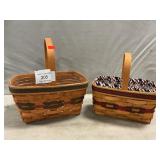 (2) Longaberger Baskets