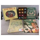 Shiny Brite Ornaments, Tree Topper (Lights),