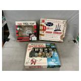Vintage Tree Topper, Glow Ball Light String,