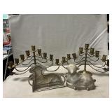 Cast Aluminum Lamb Mold, Brass Swing-Arm