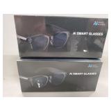 (2) Pairs Of AI Smart Glasses (Factory Sealed)