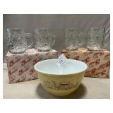 Vintage Pyrex Forest Fancies Mixing Bowl, (8)