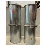 (2) Quick Fit Duct Pieces