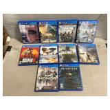 (10) PS4 Games