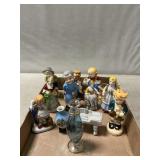 Occupied Japan & Assorted Porcelain Figures,