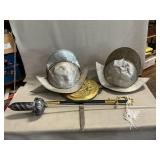Conquistador Helmet Replicas, Wall Hanger, Light