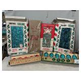 Shiny Brite, Coby Glass Christmas Ornaments,