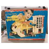 Vintage Fisher-Price Play Family Action Garage