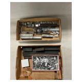 Ink Stamp Making Materials, Letter Stamps