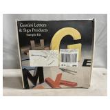 Gemini Letters & Sign Products Sample Kit