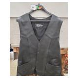 (1) Leather Vest (Size 56T)