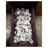 Box Lot Of Assorted PVC Plumbing Fittings