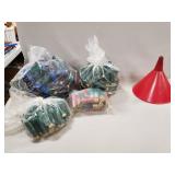 Box Lot Of 12 Gauge Shotgun Shells (EMPTY), Wads