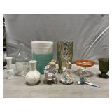 Vases, Glassware, Porcelain Figures