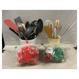 Caddies With Kitchen Utensils, CookieCutters