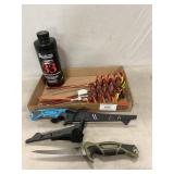 Filet Knives, Fishing Pole Holders, Smokeless