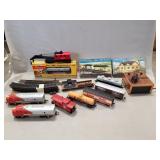 Tray Of Assorted HO Scale Train Items Including