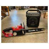 Homelite Electric Chainsaw, Fisher Portable