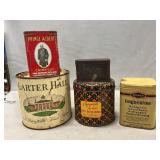 Vintage Product Tins