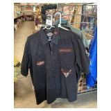 (4) Harley-Davidson Button-Down Shirts (Large)