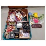 Tray Of Assorted Jewelry & More