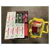 Box Lot Of Christmas Ornaments, Bag Of Large