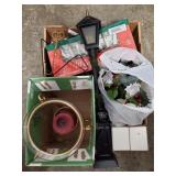 Box Lot Of Assorted Christmas Decorations