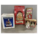 Vintage Santa Musical Motion Sensor, Tinsel,