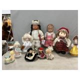 Precious Moments Doll, Figure & Snowglobe,