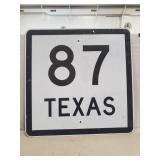 (1) Metal Road Sign (24"ï¿½24")