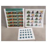 (3) Sheets Of U.S. Postal Service Stamps