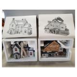 (2) Department 56 Porcelain Buildings