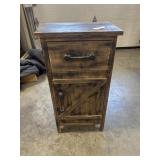 Rustic Pressed Wood Cabinet