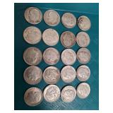 (20) U.S. Silver Dimes (90% Silver)