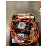 Box Lot With Heat Gun, Extension Cord, Bench