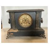 Antique Clock Case, (No Hands, Glass, Back)
