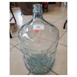 (1) Vintage Five Gallon Glass Water Jug "Great