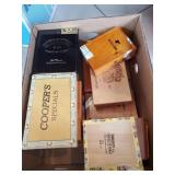 Box Lot Of Assorted Cigar Boxes