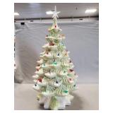 (1) Ceramic Christmas Tree (22" Tall / Lights)