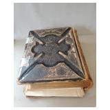 (1) Antique Holy Bible (11"×13"×5")